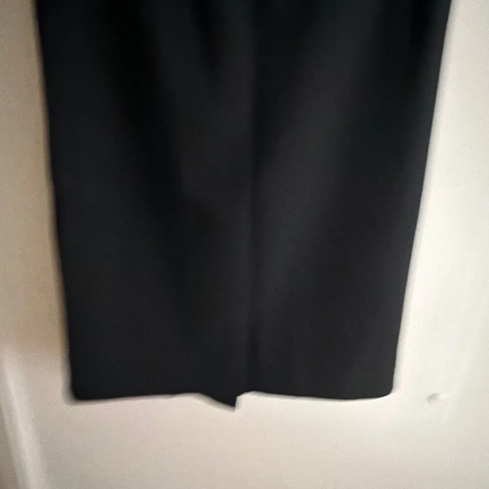 Tory Burch Ulisse Wool Crepe Pencil Skirt black size 4